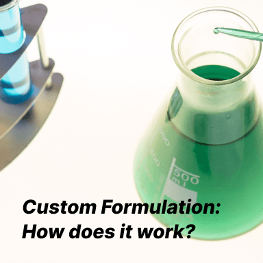 The general process of customizing your own skincare formulations or cosmetic formulations